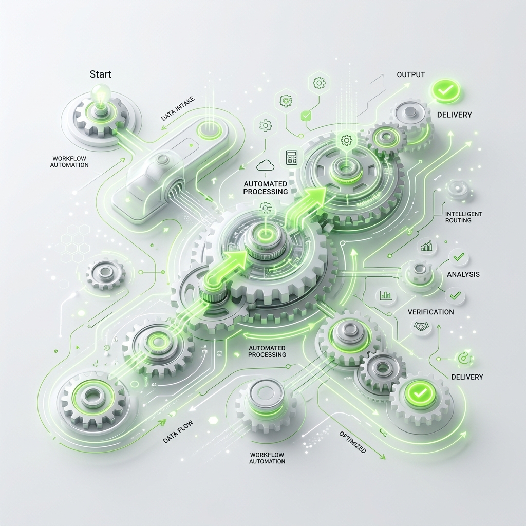AI Automation Systems Illustration