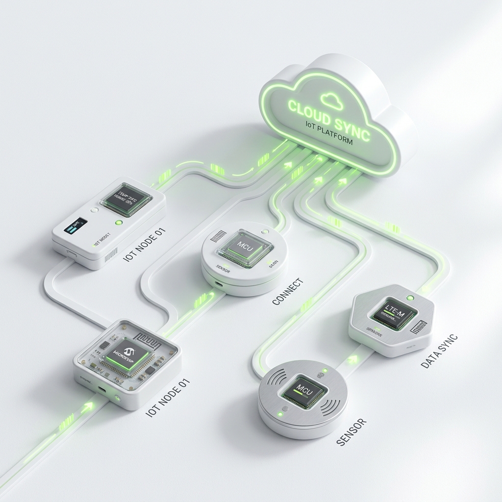 AI X IoT Solutions Illustration